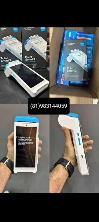 Máquina de cartão Point Smart 2, mercado pago 
