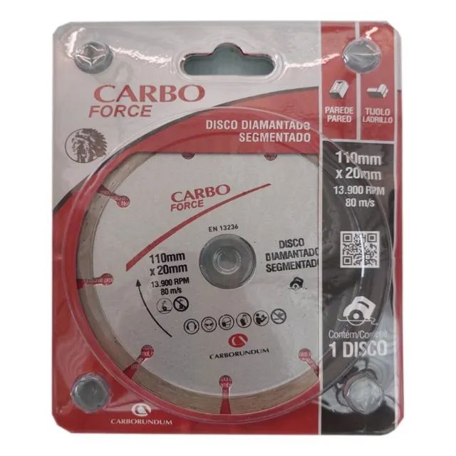 DISCO CORTE DIAM SEGMENTADO 110X20MM CARBORUNDUM