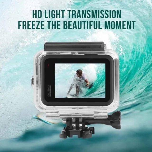 Caixa Estanque Protetora Para Gopro Hero 9 E 10 Shoot 60m - COD 1148 - Foto 3
