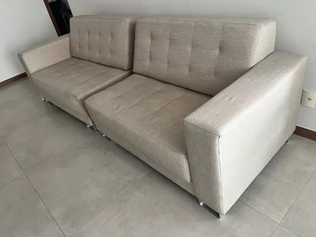 Sofa linho 4 lugares 2,80 x 0,90  - Foto 2