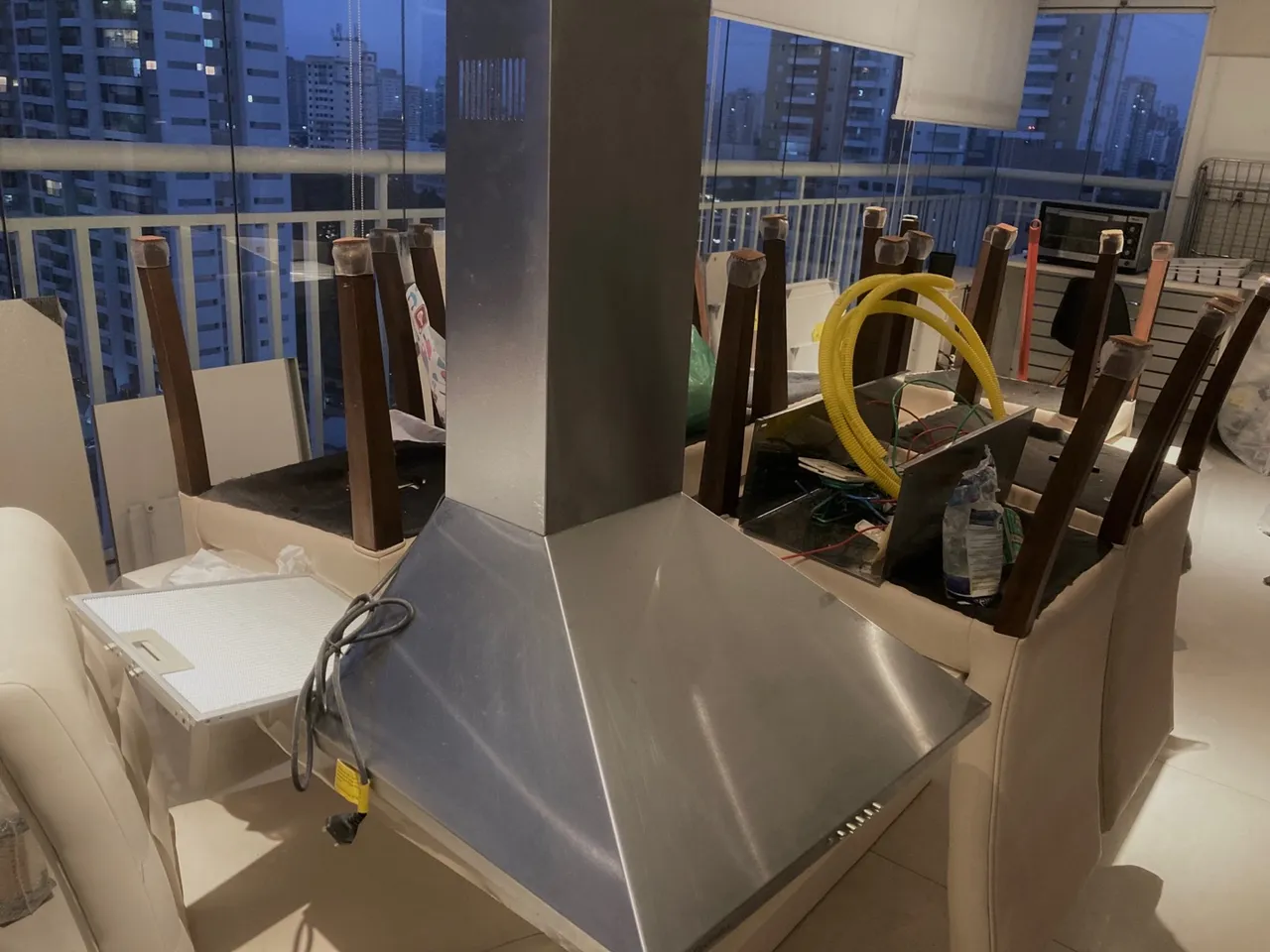 Coifa de cozinha em aço inox - Design moderno