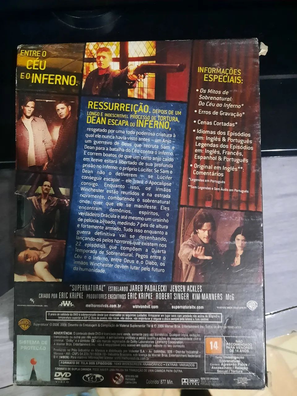 Box DVD Supernatural Temporada 4 completa  - Foto 2