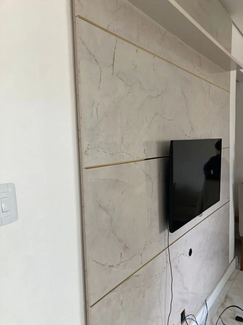 Painel para TV Moderno com Detalhes