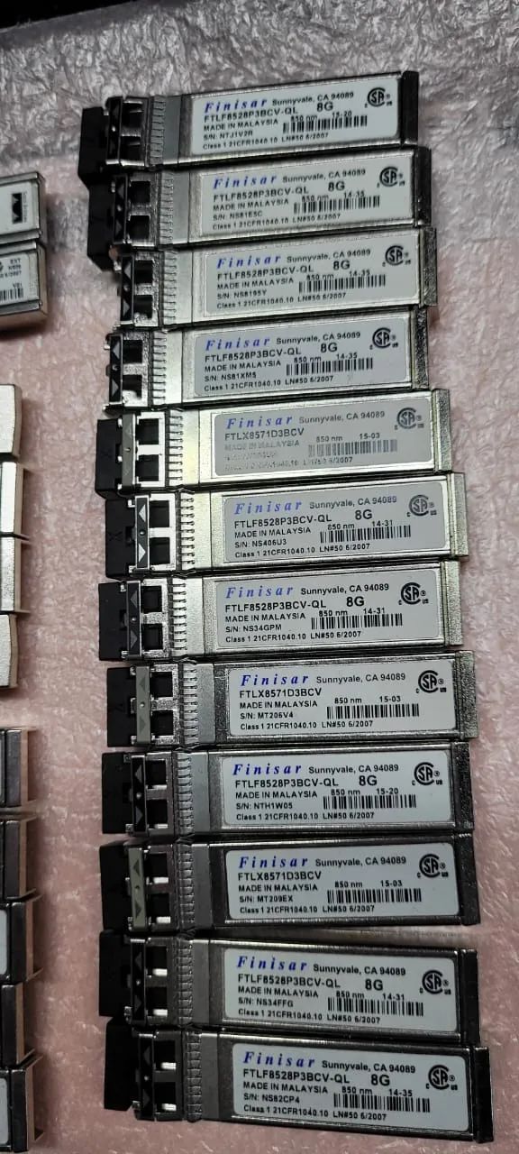  lote 86 Módulo transceptor GBIC SFP vários modelos DELL, CISCO e outros - Foto 2
