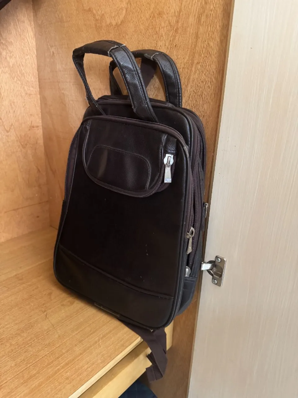 Bolsa Couro Notebook Marrom