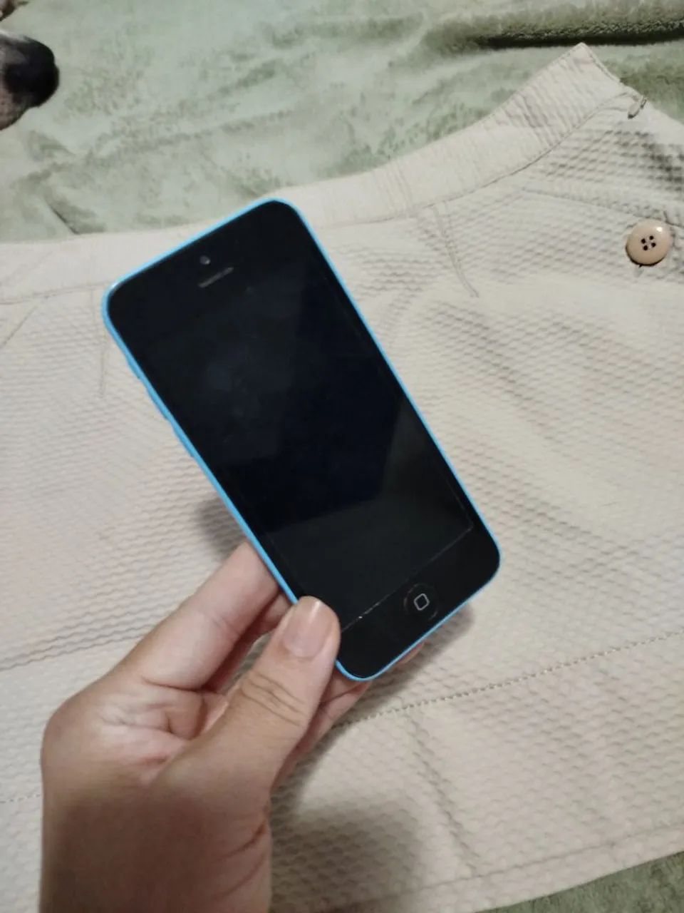 iPhone 5C azul - Carcaça  - Foto 2