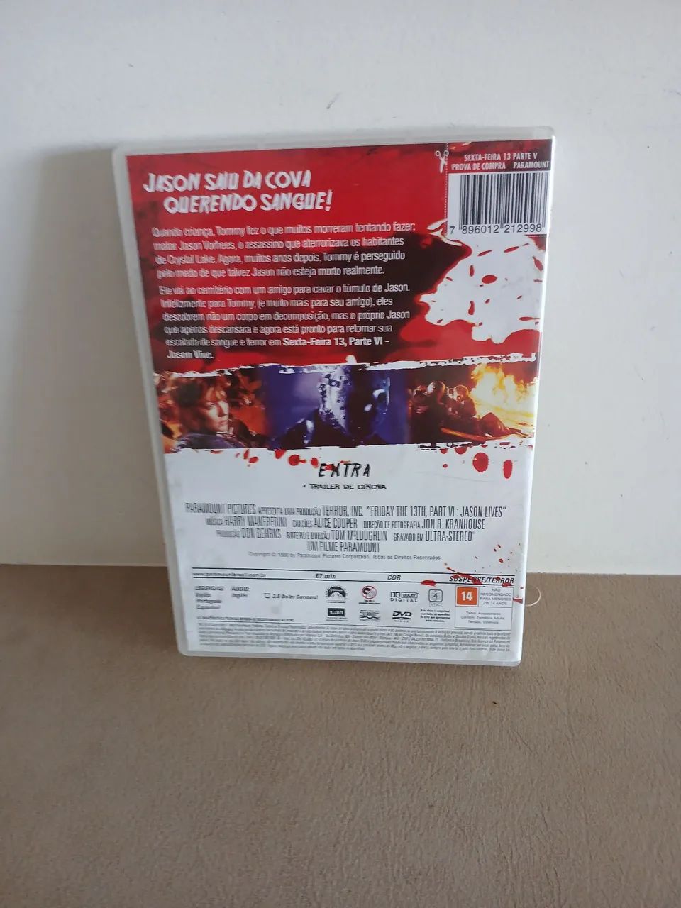 Dvd Sexta-Feira 13 - Parte 5 - Jason Vive - Original - Foto 2