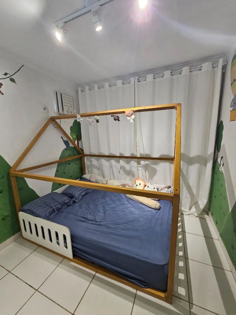 Cama montessoriana casal - madeira maciça 