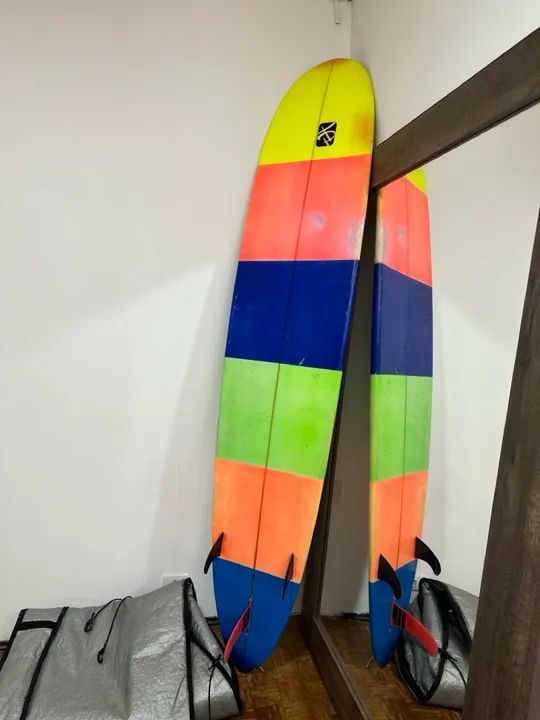 Prancha LongBoard com capa 