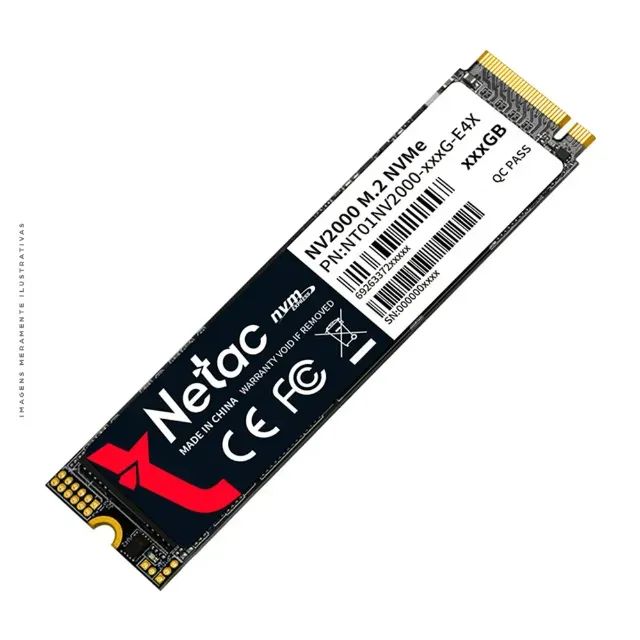 SSD Netac NV2000, 256GB, NVMe, M.2 2280, Leitura 2500MBs, Gravação 1000MBs - NT01NV2000-25 - Foto 4