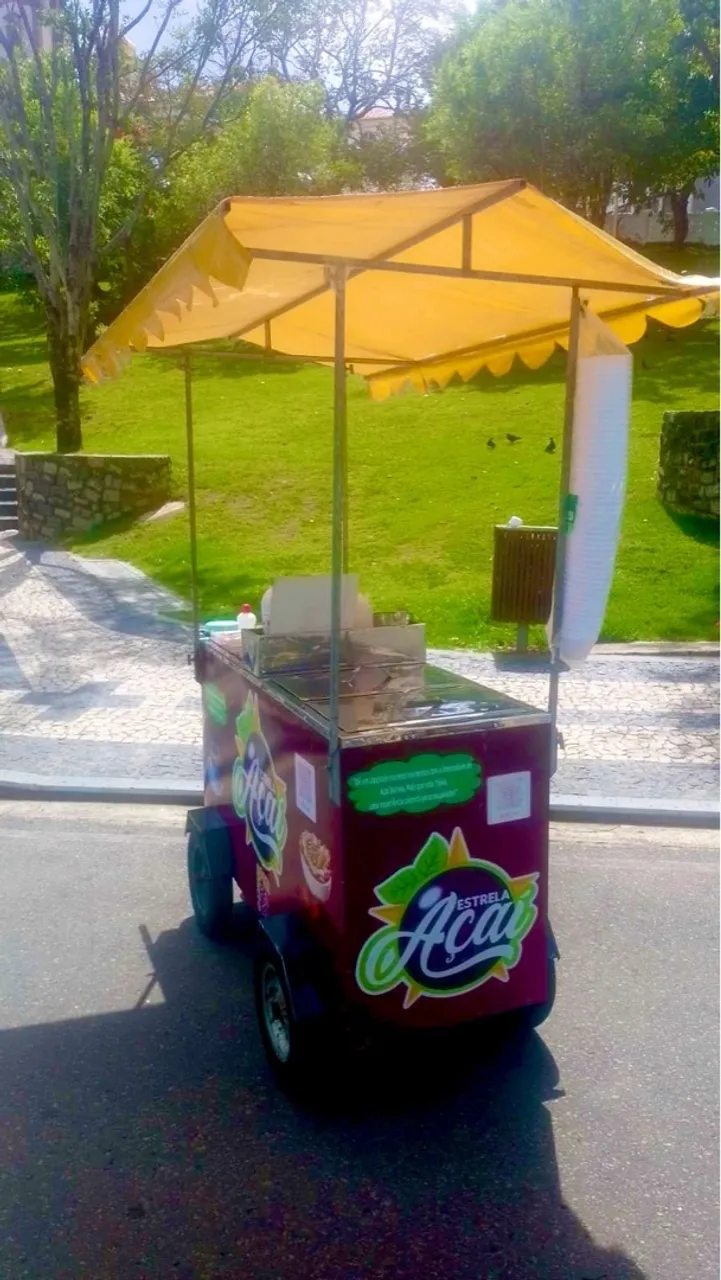 Carrinho de Açaí - Pronto para o Sucesso!