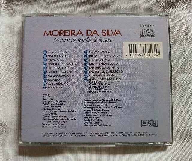 CD Moreira Da Silva - 50 Anos de Samba de Breque - Excelente Estado - Foto 3