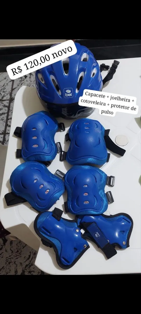 Kit de proteção completo para esportes radicais