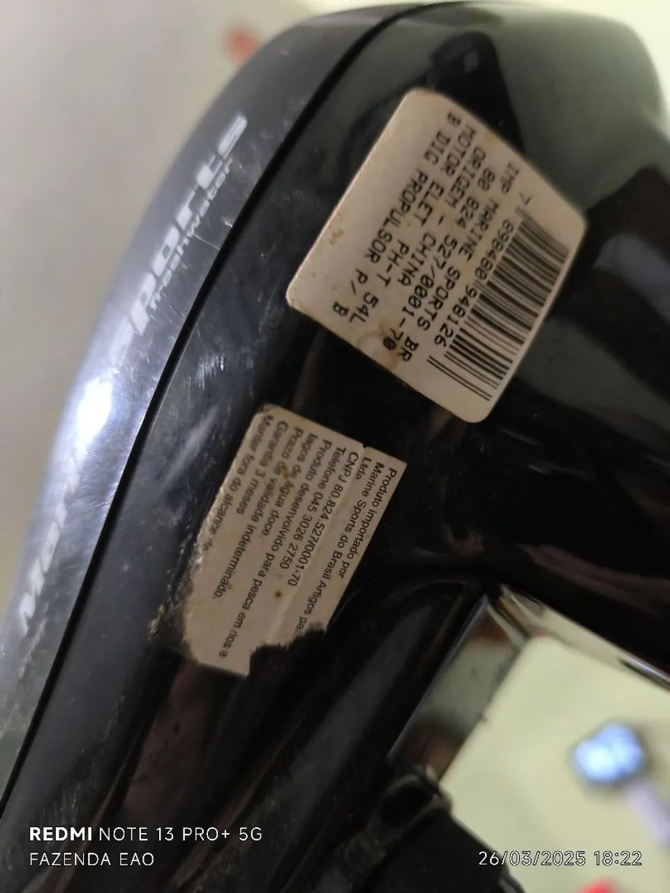 Motor Elétrico para Barco Phantom 54lbs - Foto 5