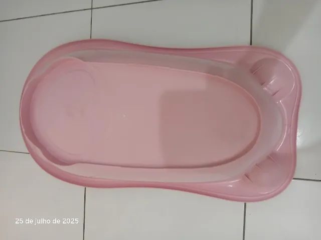 Banheira plástica cor rosa - Foto 2
