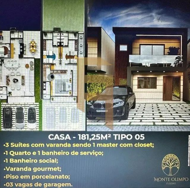 Casas Duplex 134m², 158m², 181m², 186m² na Entrada do Eusébio - Melhor localização - Foto 5