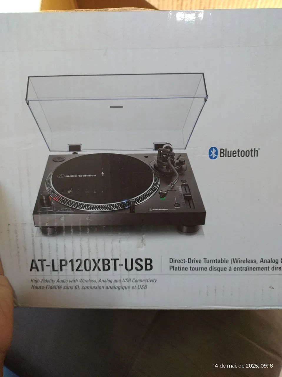 Toca-discos Audio-Technica AT-LP120XBT-USB - Foto 5