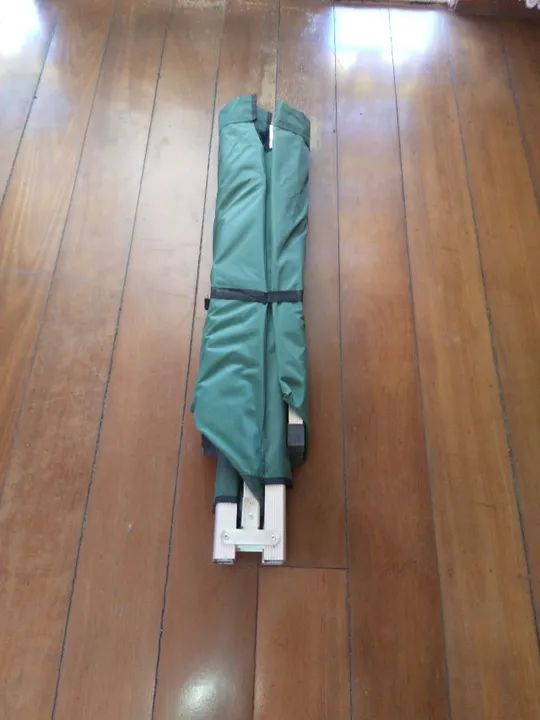 Cama Dobrável Portátil Nautika Jungle Guepardo Até 120Kg Verde - Foto 4