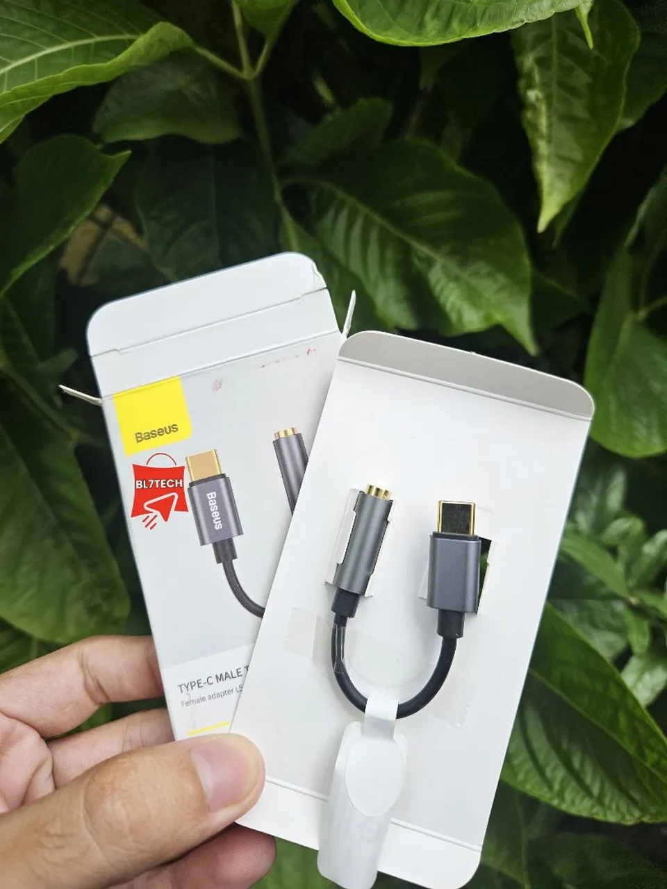 Adaptador Baseus Type-C para Fone de Ouvido