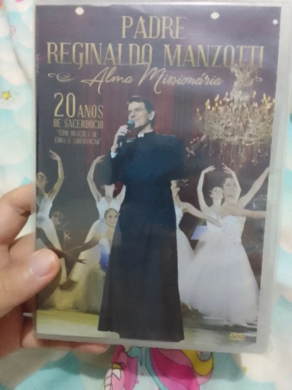 Dvd padre Reginaldo Manzotti alma missionária  usado