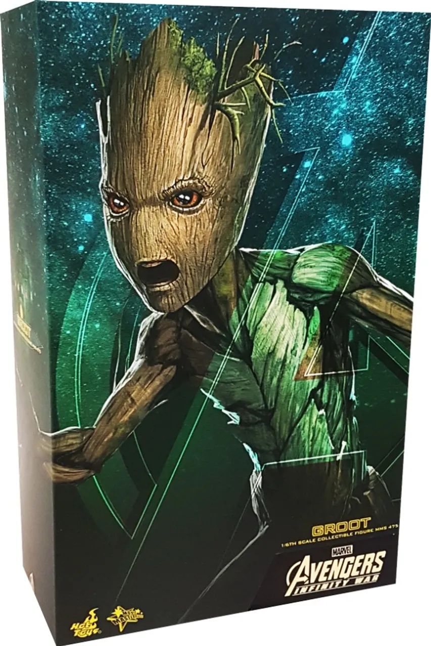 Groot - HOT TOYS Avengers: Infinity War - MARVEL THOR CAPITÃO AMERICA - Foto 2