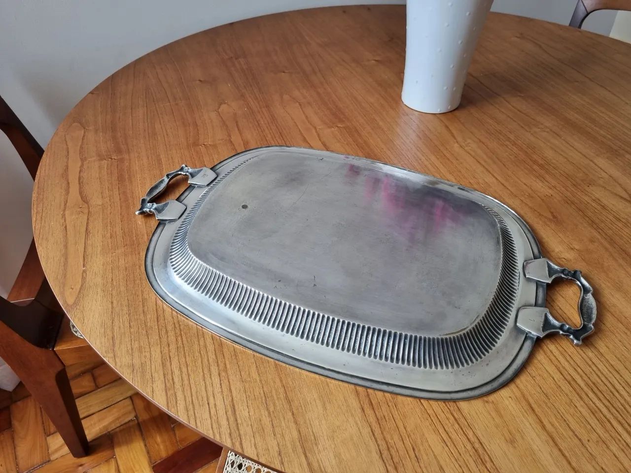 Bandeja de Prata Antiga - Foto 5