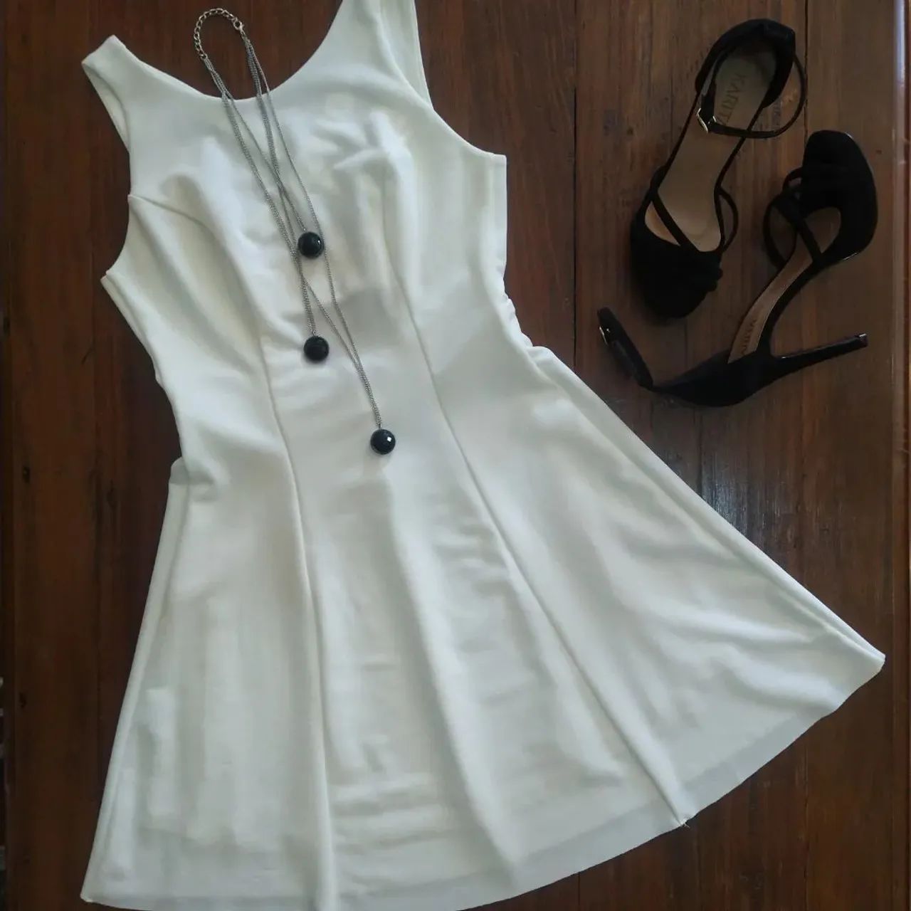 Vestido off white Morena Rosa 
