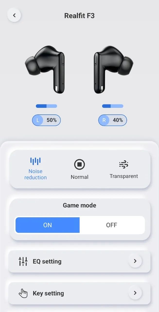 Fone Cancelamento de Ruído Realfit F3 sem fio - Foto 5
