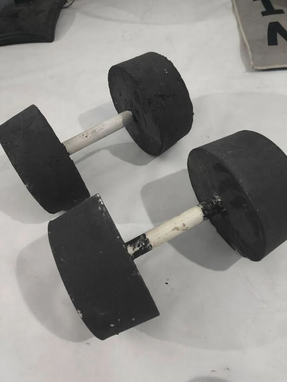 Halteres de concreto, Pares de 4Kg, 8Kg e 9Kg, (também vendo separados) - Foto 6