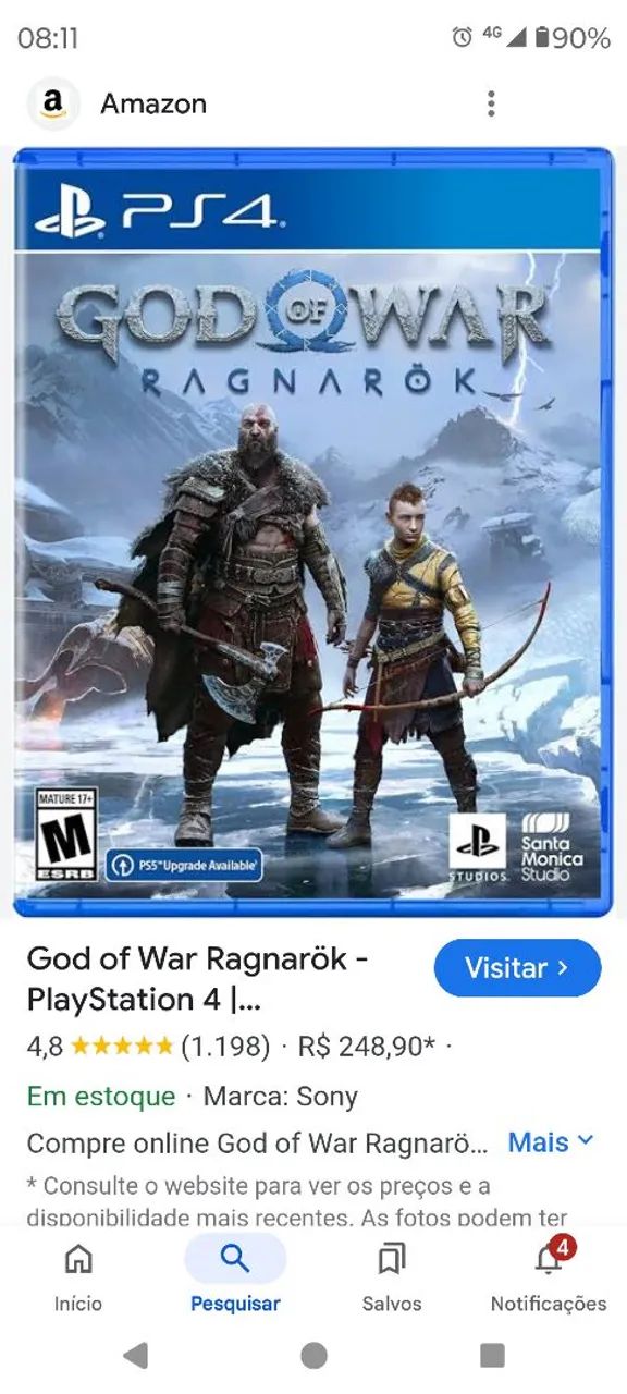 God of War Ragnarök - PlayStation 4