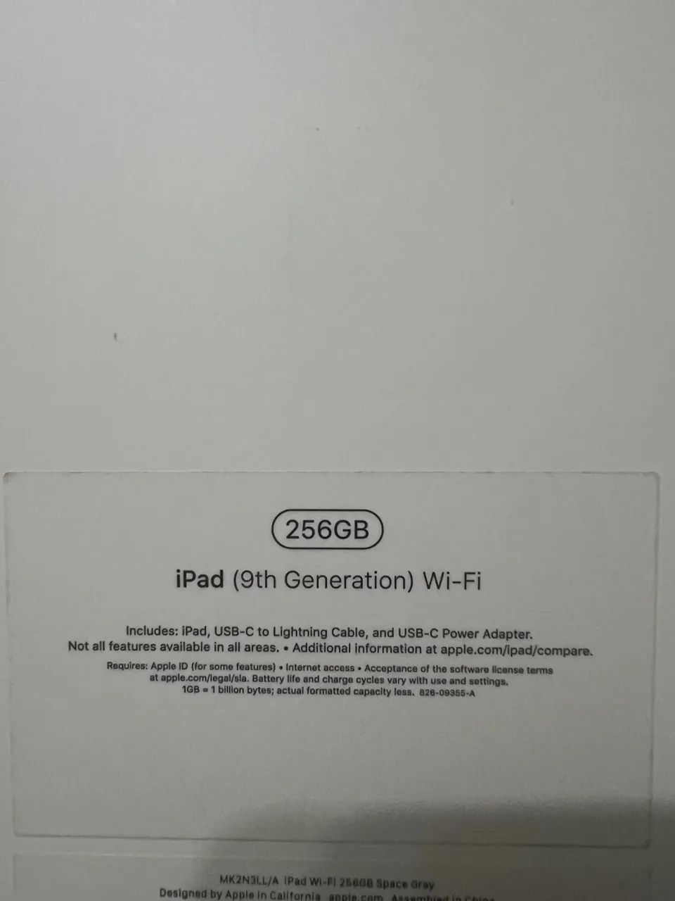 Ipad 256gb Apple 9 Geração Novíssimo - Foto 3