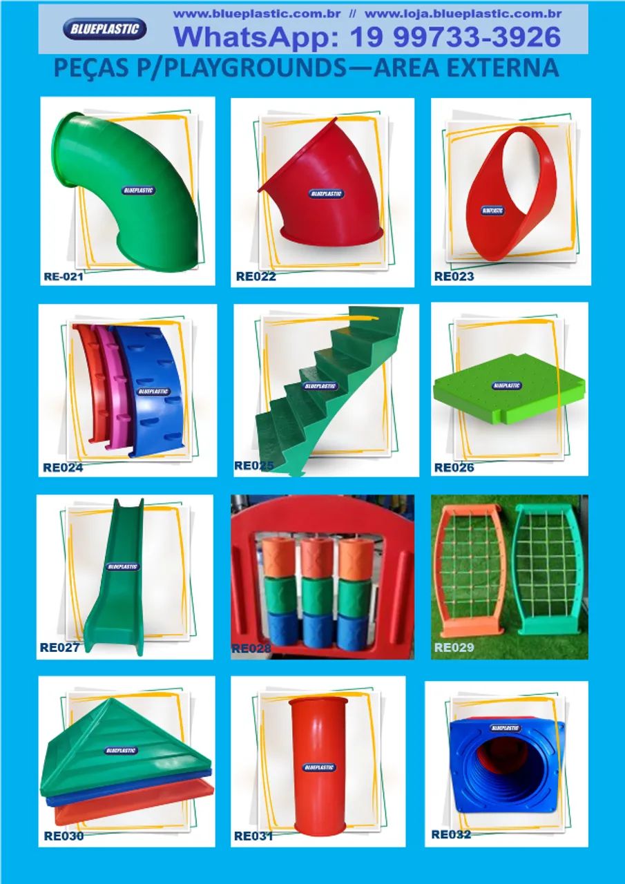 Isotubo e peças para brinquedão e playground - Foto 2