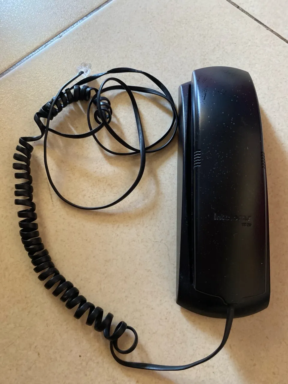 Telefone Gôndola com Fio Intelbras com Função Interfone TC 20 Preto