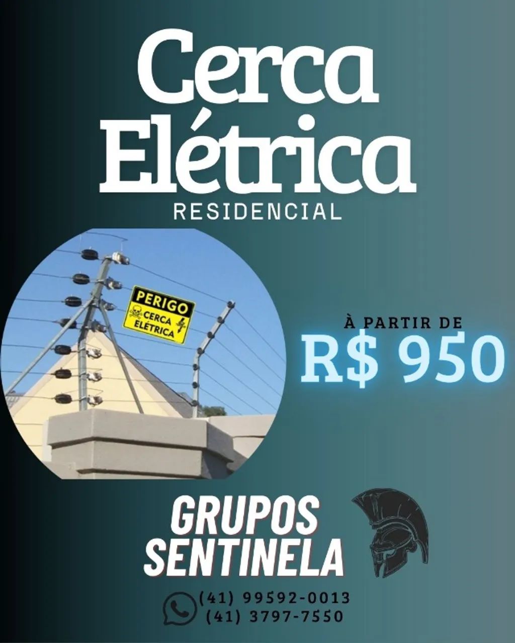 Cerca elétrica residencial