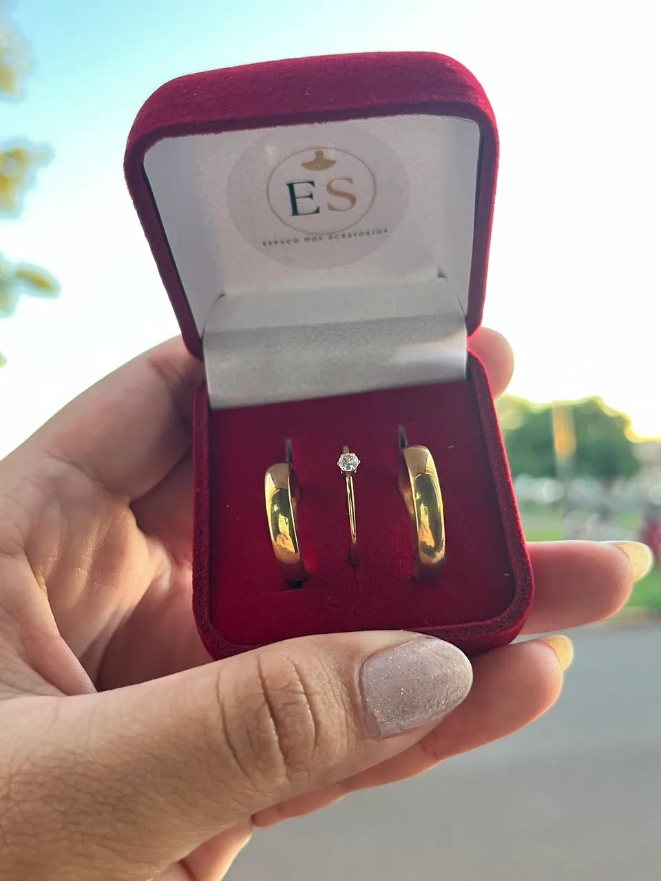 Aliança de casamento aço  - Foto 4