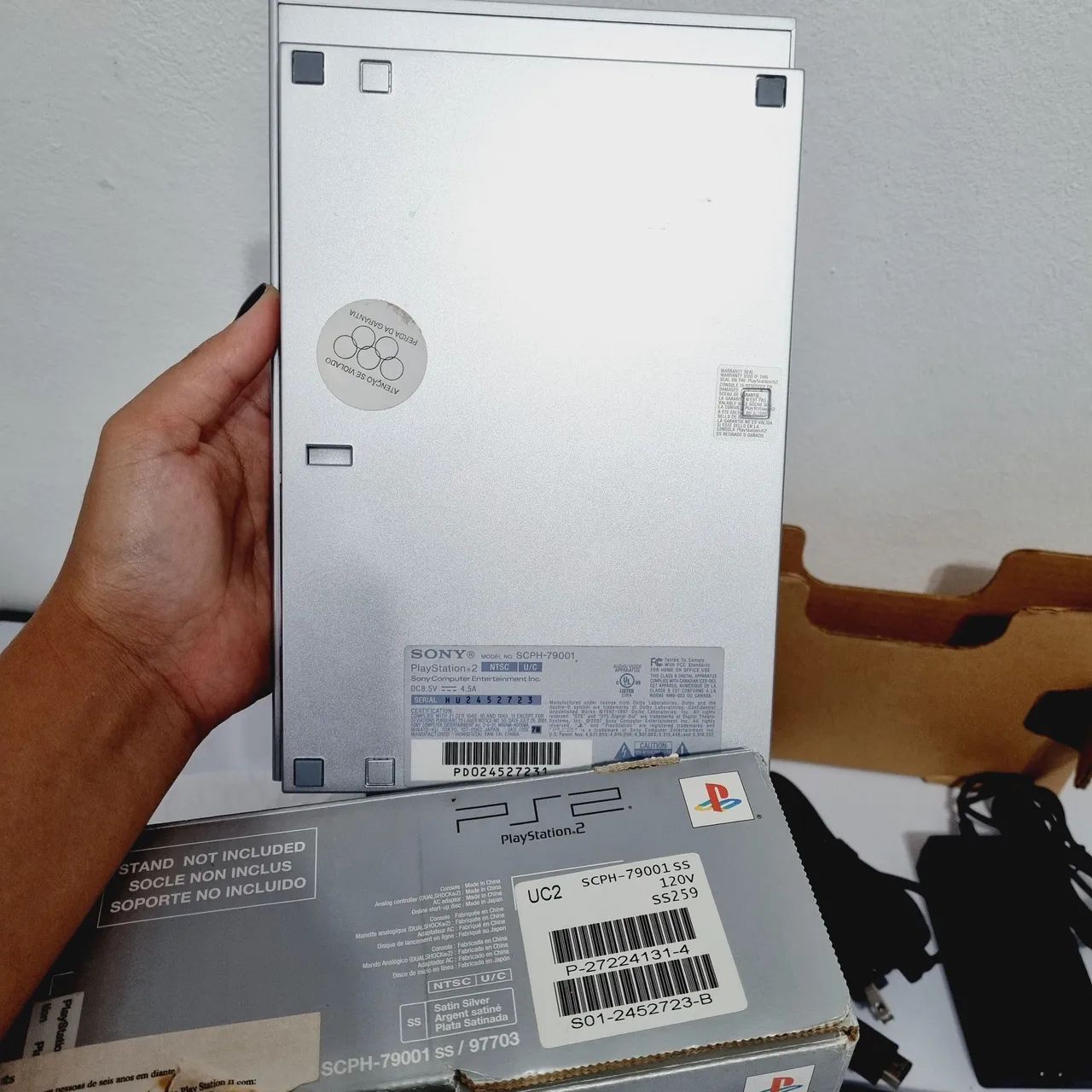 PS2 SUPER SLIM PRATA - Foto 5