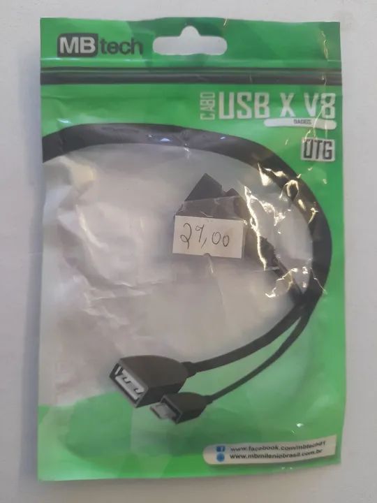 Cabo USB X-V8 OTG - MB Tech