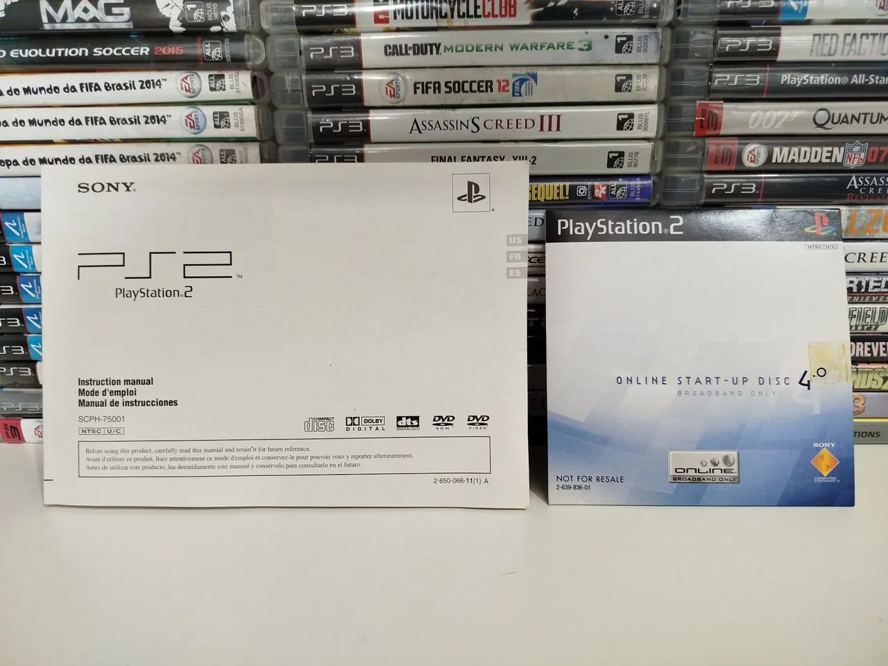 MANUAL ORIGINAL PARA PS2 + ONLINE START-UP DISC. - Foto 4