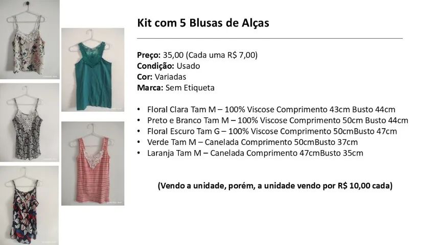 Kit 5 Regatas Diversas - Foto 2