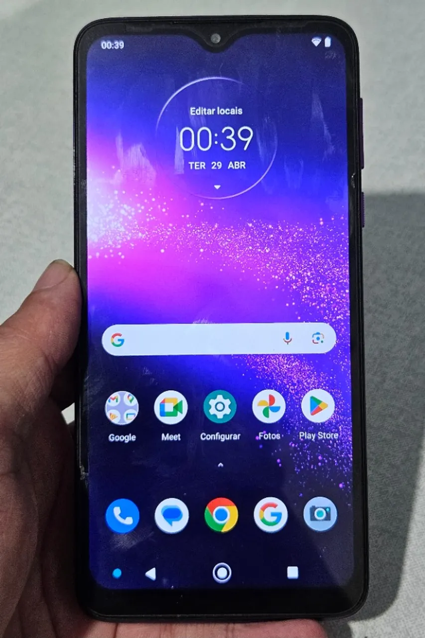 Smartphone Motorola One Macro 64 Gb / 4 Gb Ram Cor Violeta
