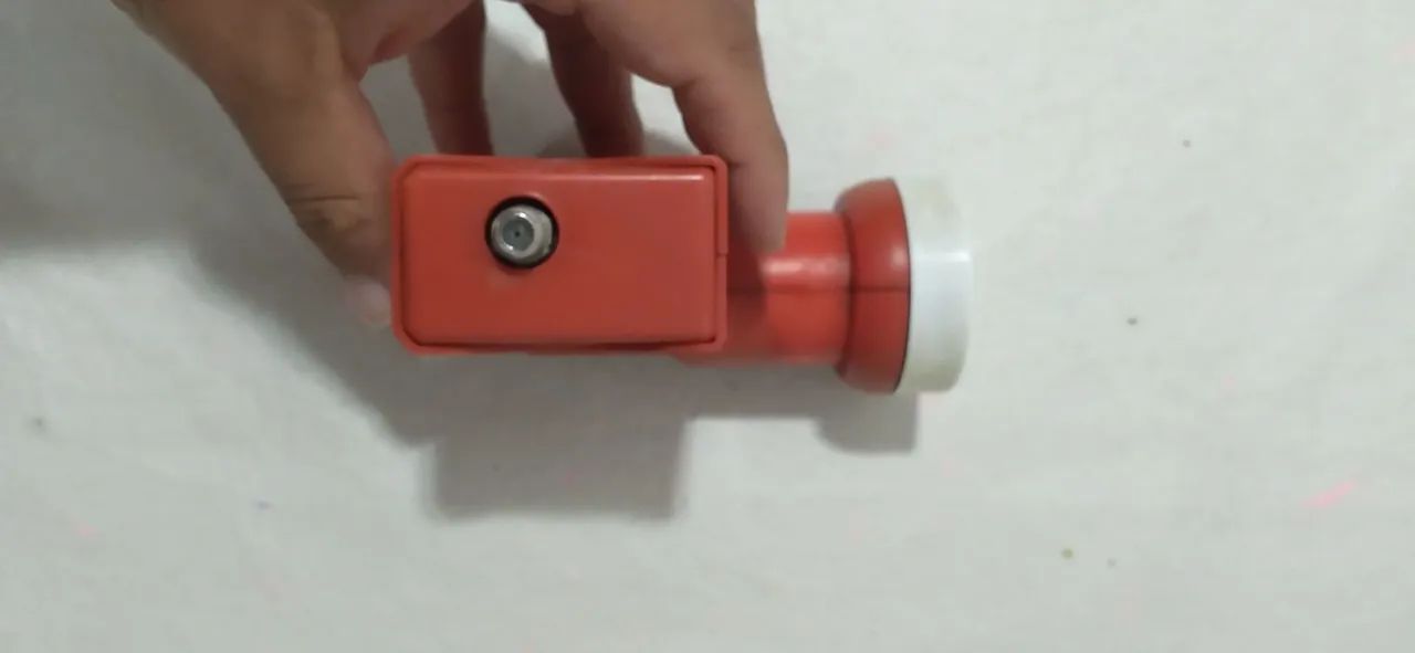 LNB Receptor de Satélite - Simples (Usado - vermelho) - Foto 5