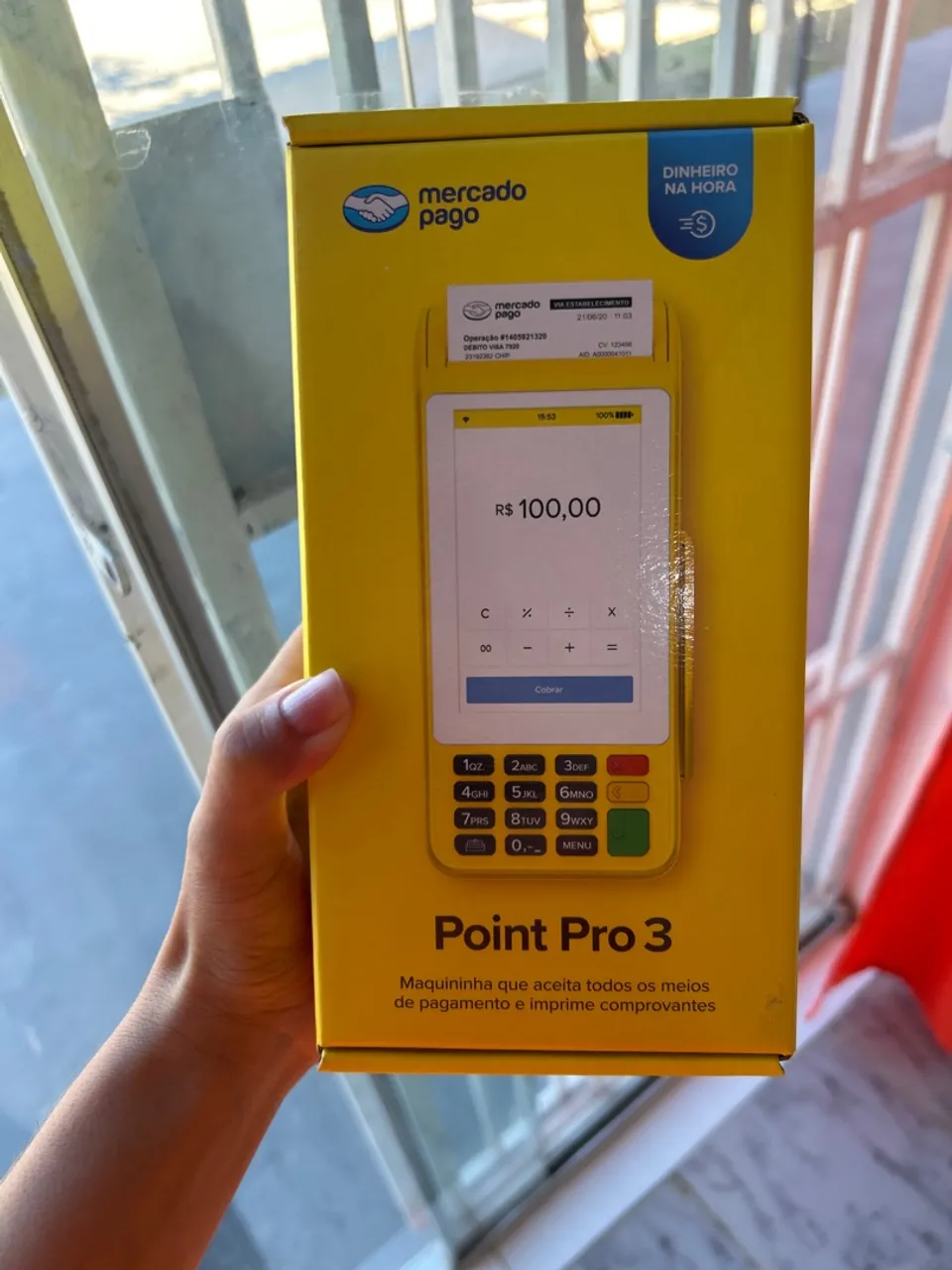 Maquina de Cartão Point Pro 3 Mercado Pago