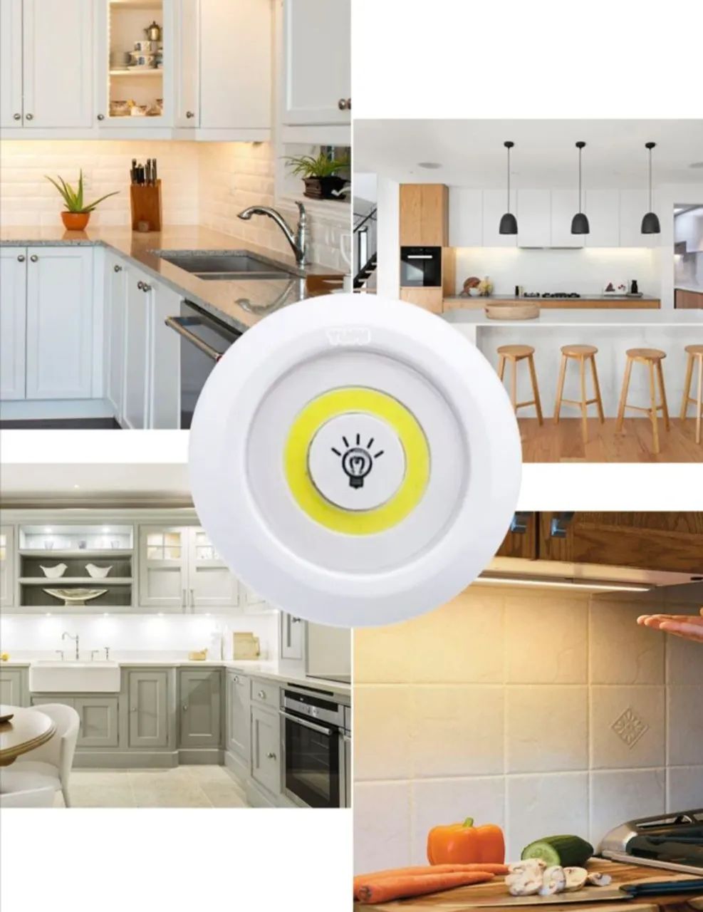 Kit Luminária LED Spot com Controle Remoto Sem Fio - Foto 4