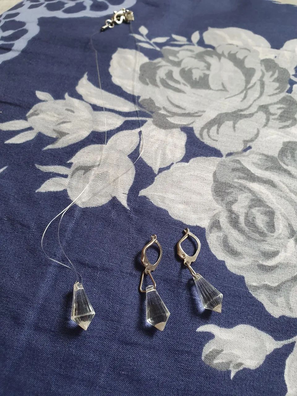 Conjunto gota transparente 