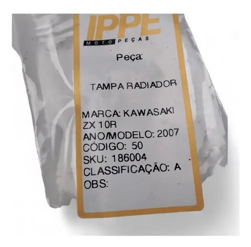 Tampa Radiador Kawasaki Zx 10r 2007 - Peças para motos