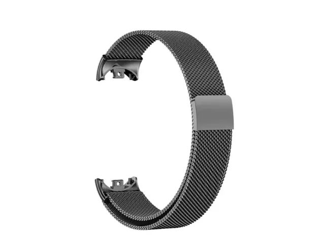 Pulseira Rosa metálica magnética p/ Mi band 8 e 9 rosa R$ 35,00 / Preta 40,00 - Foto 4