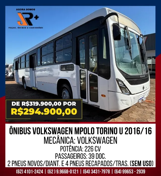 Ônibus Volkswagen Marcopolo Torino U 2016/16