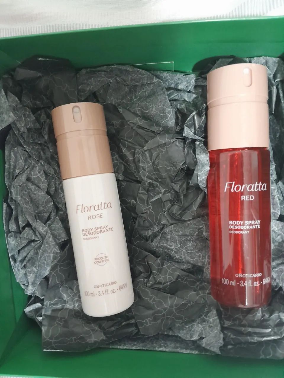 Kit Floratta Rose e Red - Body Spray 