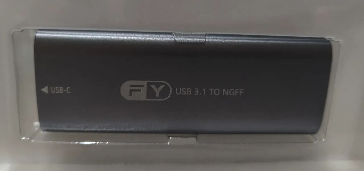 Case Adaptador SSD M.2 NGFF para USB 3.1 Tipo-C FY-855  - Foto 2