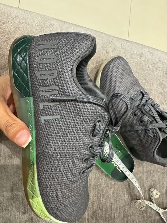 Tênis Nobull unisex- cinza- Tamanho US 7,5 Brasil 36,5 - Foto 4